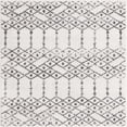 thumbnail image 1 of Rugs.com Paxon Trellis Collection Rug – 8' x 10' Oval Ivory Black Medium Rug Perfect For Living Rooms, Large Dining Rooms, Open Floorplans, 1 of 1