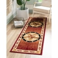 thumbnail image 1 of Rugs.com Pioneer Collection Rug – 12 Ft Runner Red Medium-Pile Rug Perfect For Hallways, Entryways, 1 of 9