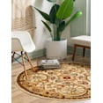 thumbnail image 1 of Rugs.com Pioneer Collection Rug – 8 Ft Round Ivory Medium-Pile Rug Perfect For Kitchens, Dining Rooms, 1 of 9