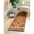 thumbnail image 1 of Rugs.com Pioneer Collection Rug – 8 Ft Runner Brick Medium-Pile Rug Perfect For Hallways, Entryways, 1 of 9