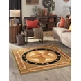 thumbnail image 1 of Rugs.com Pioneer Collection Rug – 8 Ft Square Green Medium-Pile Rug Perfect For Living Rooms, Kitchens, Entryways, 1 of 1