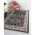 thumbnail image 1 of Rugs.com Rabia Collection Rug – 10' x 13' Navy Blue Low Rug Perfect For Living Rooms, Large Dining Rooms, Open Floorplans, 1 of 9