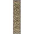 thumbnail image 1 of Rugs.com Rabia Collection Rug – 2' 7 x 11' Runner Green Low Rug Perfect For Hallways, Entryways, 1 of 7