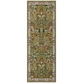 thumbnail image 1 of Rugs.com Rabia Collection Rug – 2' 7 x 7' Runner Green Low Rug Perfect For Hallways, Entryways, 1 of 7
