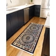 thumbnail image 1 of Rugs.com Rabia Collection Rug – 2' 7 x 9' Runner Navy Blue Low Rug Perfect For Hallways, Entryways, 1 of 9
