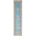 thumbnail image 1 of Rugs.com Rabia Collection Rug – 3' x 13' Runner Blue Low Rug Perfect For Hallways, Entryways, 1 of 7