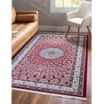 thumbnail image 1 of Rugs.com Rabia Collection Rug – 8' x 10' Burgundy Low Rug Perfect For Living Rooms, Large Dining Rooms, Open Floorplans, 1 of 9