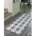thumbnail image 1 of Rugs.com Sabrina Soto Casa Collection Rug – 12 Ft Runner Navy Blue High Rug Perfect For Hallways, Entryways, 1 of 3
