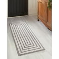 thumbnail image 1 of Rugs.com Sabrina Soto Casa Collection Rug – 6 Ft Runner Gray High Rug Perfect For Hallways, Entryways, 1 of 3