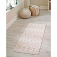thumbnail image 1 of Rugs.com Sabrina Soto Casa Collection Rug – 6 Ft Runner Pink High Rug Perfect For Hallways, Entryways, 1 of 3