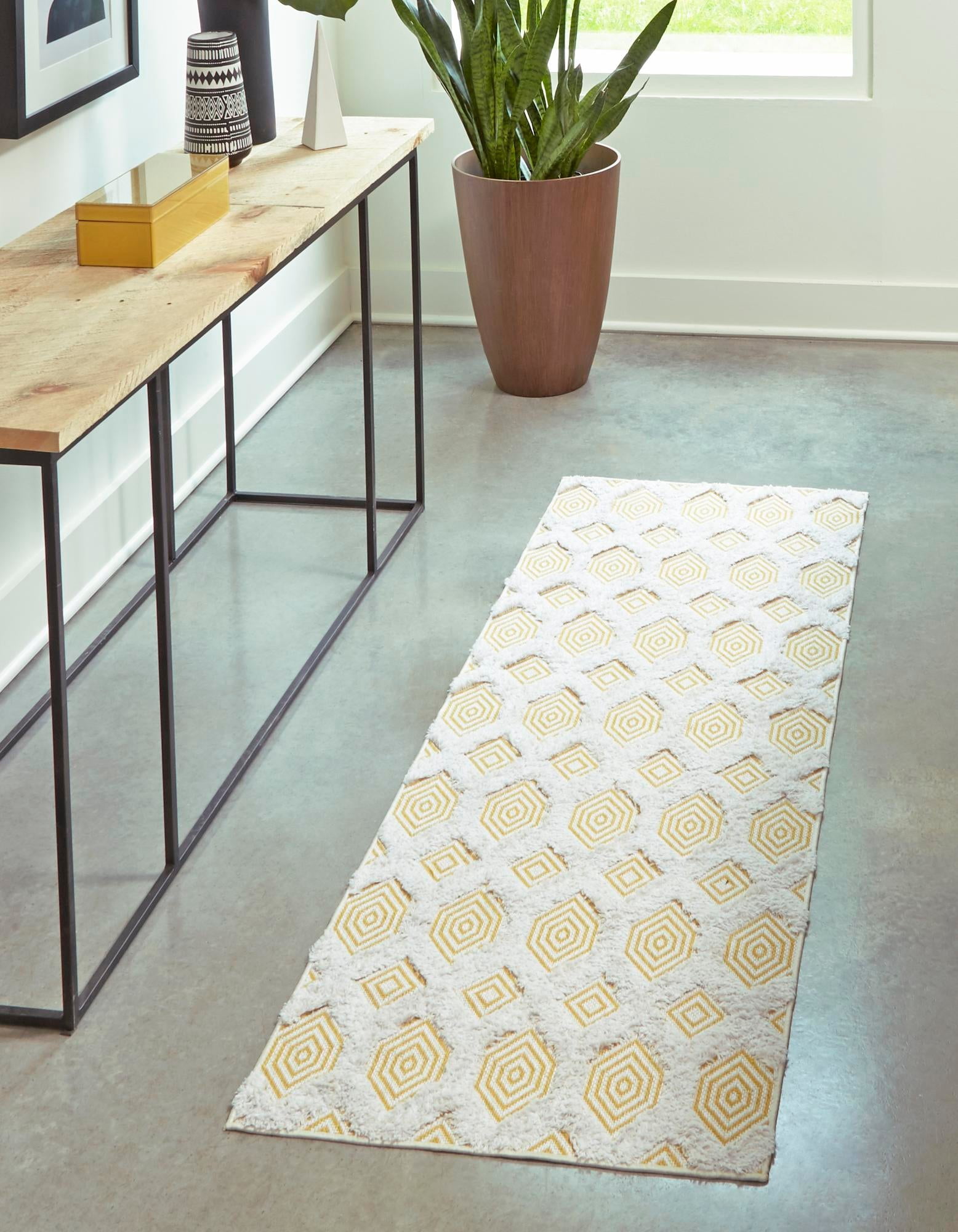 Rugs.com Sabrina Soto Casa Collection Rug – 8 Ft Runner Yellow High Rug ...