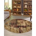thumbnail image 1 of Rugs.com Saturn Collection Rug – 5 Ft Round Multi Medium Rug Perfect For Kitchens, Dining Rooms, 1 of 8