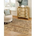 thumbnail image 1 of Rugs.com Saturn Collection Rug – 5 Ft Square Beige Medium Rug Perfect For Living Rooms, Kitchens, Entryways, 1 of 8