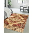 thumbnail image 1 of Rugs.com Saturn Collection Rug – 6' x 9' Burgundy Beige Medium Rug Perfect For Bedrooms, Dining Rooms, Living Rooms, 1 of 5