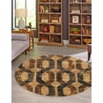 thumbnail image 1 of Rugs.com Saturn Collection Rug – 7 Ft Round Beige Cream Medium Rug Perfect For Kitchens, Dining Rooms, 1 of 6