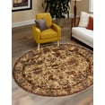 thumbnail image 1 of Rugs.com Saturn Collection Rug – 7 Ft Round Beige Cream Medium Rug Perfect For Kitchens, Dining Rooms, 1 of 9