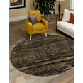 thumbnail image 1 of Rugs.com Saturn Collection Rug – 7 Ft Round Blue Medium Rug Perfect For Kitchens, Dining Rooms, 1 of 8