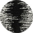 thumbnail image 1 of Rugs.com Serenity Shag Collection Rug – 10 Ft Round Black And White Shag Rug Perfect For Kitchens, Dining Rooms, 1 of 1