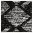 thumbnail image 1 of Rugs.com Serenity Shag Collection Rug – 10 Ft Square Black And White Shag Rug Perfect For Living Rooms, Kitchens, Entryways, 1 of 1