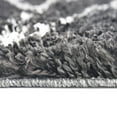 thumbnail image 1 of Rugs.com Serenity Shag Collection Rug – 10' x 14' Black And White Shag Rug Perfect For Living Rooms, Large Dining Rooms, Open Floorplans, 1 of 6