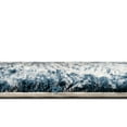 thumbnail image 1 of Rugs.com Serenity Shag Collection Rug – 5 Ft Round Blue Shag Rug Perfect For Kitchens, Dining Rooms, 1 of 6