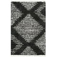 thumbnail image 1 of Rugs.com Serenity Shag Collection Rug – 5' x 8' Black And White Shag Rug Perfect For Living Rooms, Large Dining Rooms, Open Floorplans, 1 of 1
