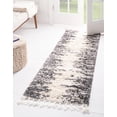 thumbnail image 1 of Rugs.com Serenity Shag Collection Rug – 6 Ft Runner White Shag Rug Perfect For Hallways, Entryways, 1 of 9