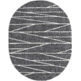 thumbnail image 1 of Rugs.com Serenity Shag Collection Rug – 8' x 10' Oval Gray Shag Rug Perfect For Living Rooms, Large Dining Rooms, Open Floorplans, 1 of 1