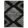 thumbnail image 1 of Rugs.com Serenity Shag Collection Rug – 9' x 12' Black And White Shag Rug Perfect For Living Rooms, Large Dining Rooms, Open Floorplans, 1 of 1