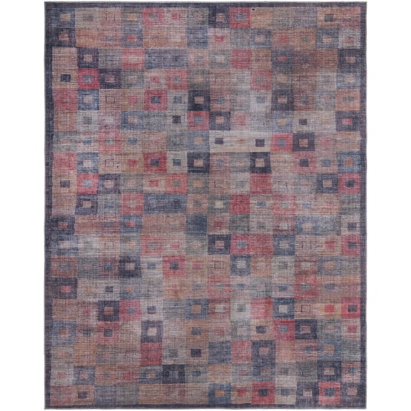 Rugs.com Sisu Collection Washable Rug – 10' x 13' Multi Flatweave Rug Perfect For Living Rooms, Large Dining Rooms, Open Floorplans