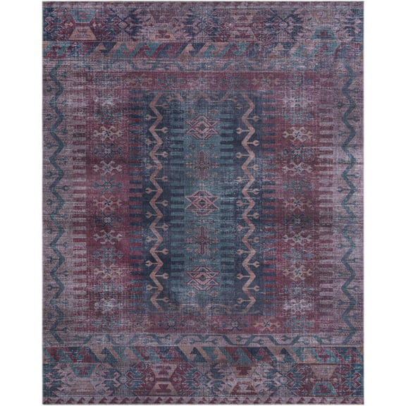 Rugs.com Sisu Collection Washable Rug – 10' x 13' Multi Flatweave Rug Perfect For Living Rooms, Large Dining Rooms, Open Floorplans