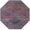 thumbnail image 1 of Rugs.com Sisu Collection Washable Rug – 5 Ft Octagon Blue Flatweave Rug Perfect For Living Rooms, Kitchens, Entryways, 1 of 1