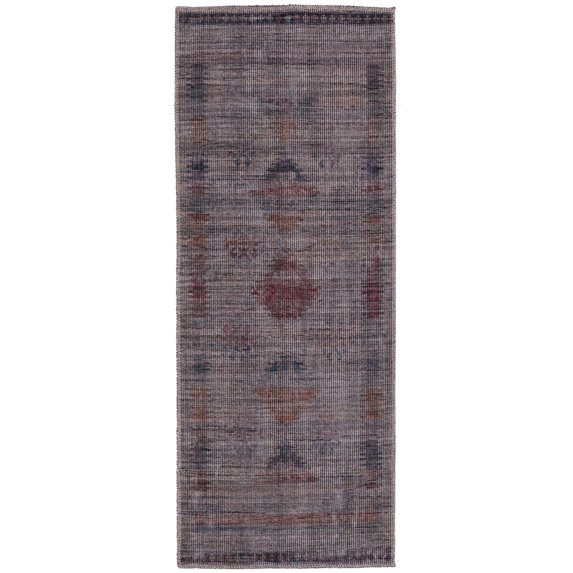 Rugs.com Sisu Collection Washable Rug – 5 Ft Runner Sandy Ivory Flatweave Rug Perfect For Hallways, Entryways