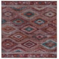 thumbnail image 1 of Rugs.com Sisu Collection Washable Rug – 5 Ft Square Terracotta Flatweave Rug Perfect For Living Rooms, Kitchens, Entryways, 1 of 1