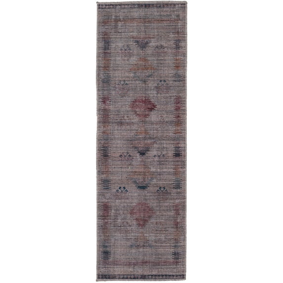 Rugs.com Sisu Collection Washable Rug – 6 Ft Runner Sandy Ivory Flatweave Rug Perfect For Hallways, Entryways