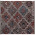 thumbnail image 1 of Rugs.com Sisu Collection Washable Rug – 7 Ft Square Rust Red Flatweave Rug Perfect For Living Rooms, Kitchens, Entryways, 1 of 1