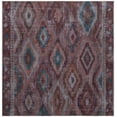 thumbnail image 1 of Rugs.com Sisu Collection Washable Rug – 8 Ft Square Terracotta Flatweave Rug Perfect For Living Rooms, Kitchens, Entryways, 1 of 1