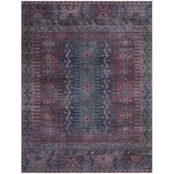 Rugs.com Sisu Collection Washable Rug – 9' x 12' Multi Flatweave Rug Perfect For Living Rooms, Large Dining Rooms, Open Floorplans