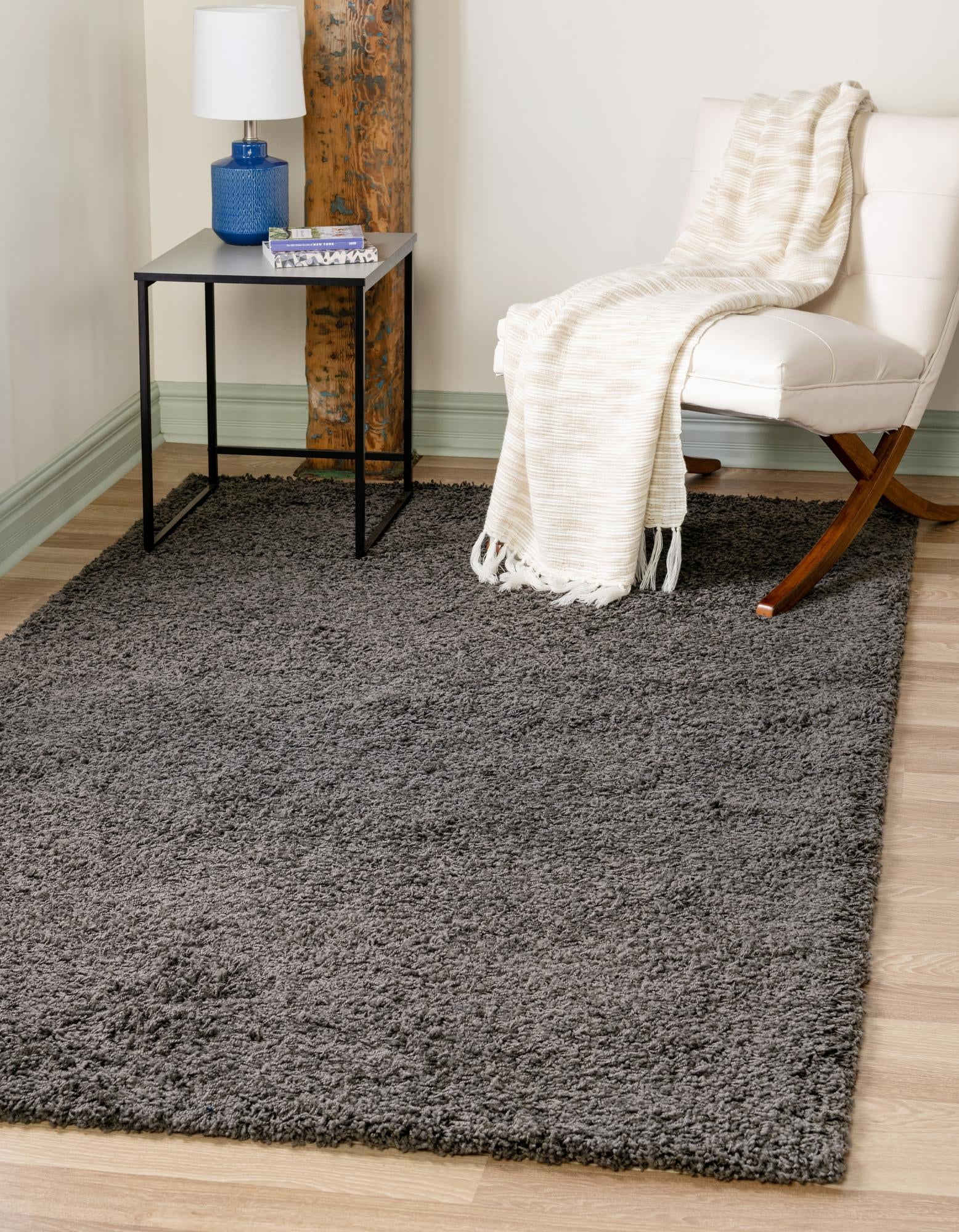 Graphite Gray 5' x 8' Rectangular Shag Rug