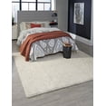 thumbnail image 1 of Rugs.com Solid Shag Collection Rug – 8 Ft Square Pure Ivory Shag Rug Perfect For Living Rooms, Kitchens, Entryways, 1 of 8