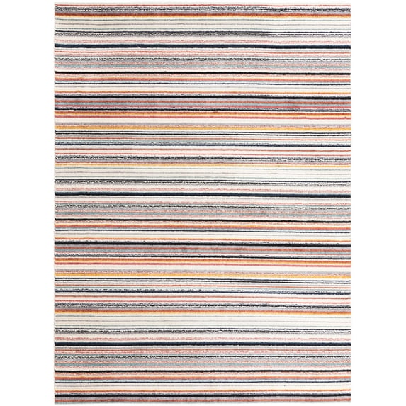 Rugs.com Tagine Collection Rug – 10' x 13' Ivory Medium-Pile Rug Perfect For Living Rooms, Kitchens, Entryways