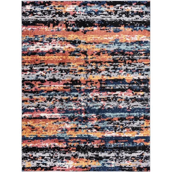 Rugs.com Tagine Collection Rug – 10' x 13' Multi Medium-Pile Rug Perfect For Living Rooms, Kitchens, Entryways