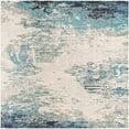 thumbnail image 1 of Rugs.com Vivid Collection Rug – 10 Ft Square Blue Medium-Pile Rug Perfect For Living Rooms, Kitchens, Entryways, 1 of 1