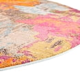 thumbnail image 1 of Rugs.com Vivid Collection Rug – 7 Ft Round Multi Medium-Pile Rug Perfect For Kitchens, Dining Rooms, 1 of 4
