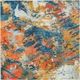 thumbnail image 1 of Rugs.com Vivid Collection Rug – 8 Ft Square Multi Medium-Pile Rug Perfect For Living Rooms, Kitchens, Entryways, 1 of 1