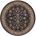 thumbnail image 1 of Rugs.com Yasmin Collection Rug – 8 Ft Round Black Medium Rug Perfect For Kitchens, Dining Rooms, 1 of 8