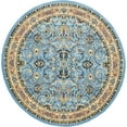 thumbnail image 1 of Rugs.com Yasmin Collection Rug – 8 Ft Round Light Blue Medium Rug Perfect For Kitchens, Dining Rooms, 1 of 1