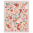thumbnail image 1 of Rugs for Bedroom 8x10 Area Rugs for Living Room Washable Rug Non Slip Throw Carpet for Bedside Dorm Dining Room Indoor Soft Light Floral Home Decor, 1 of 8