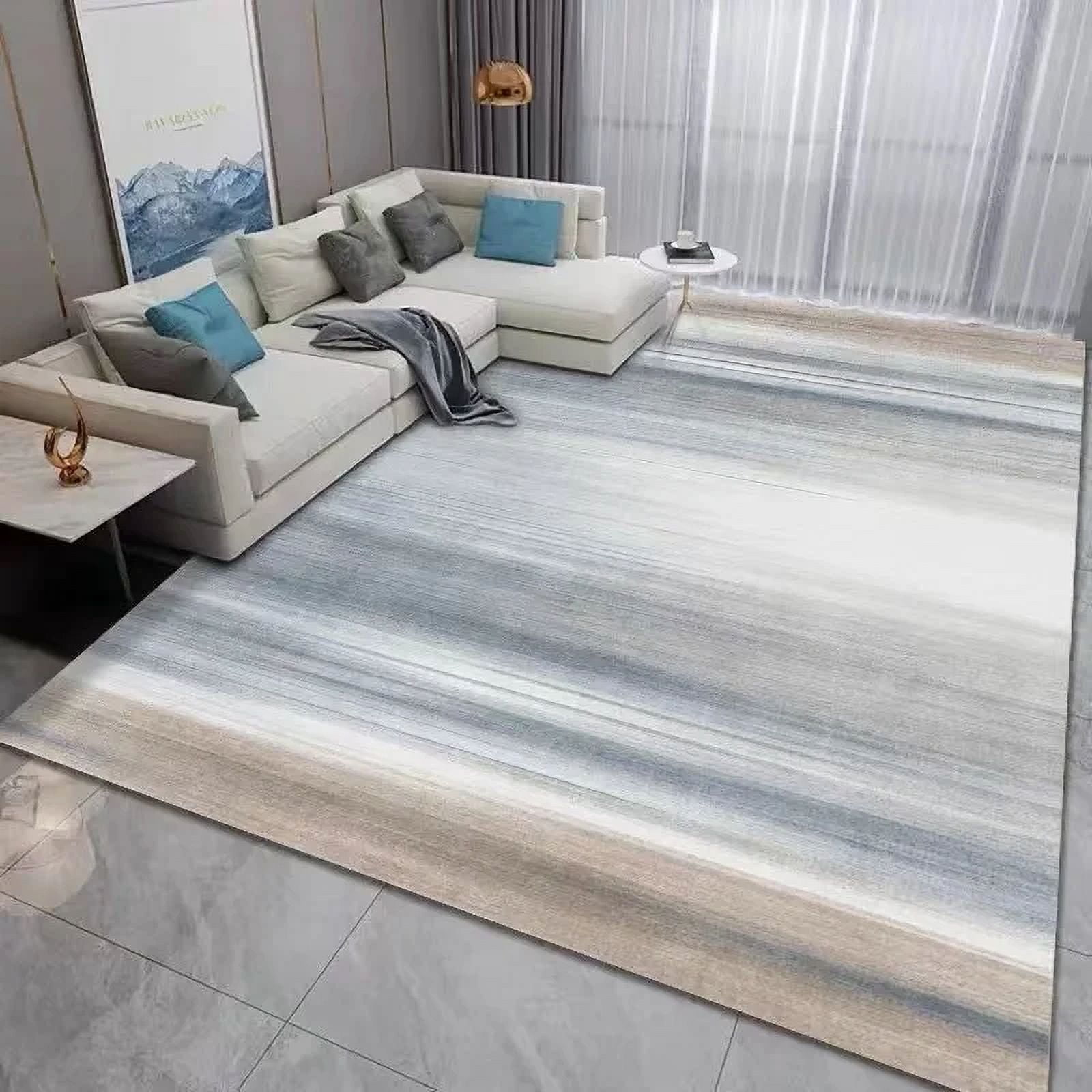Study Rugs Rugs for Bedroom Aesthetic Nordic Advanced Gray Living Room Carpets ...