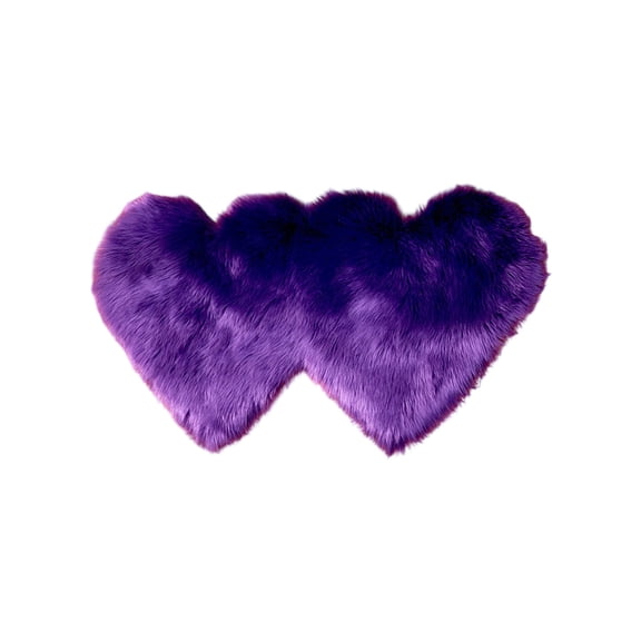 Rugs for Bedroom Washable Bedroom Rugs, Valentine'S Day Heart Shaped Fluffy Rug 70x35cm Non-Slide Carpet, Washable Carpet for Living Room